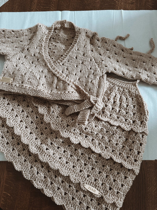 26S - (0-4 Years)The Ziah Scallop Detailed Dress