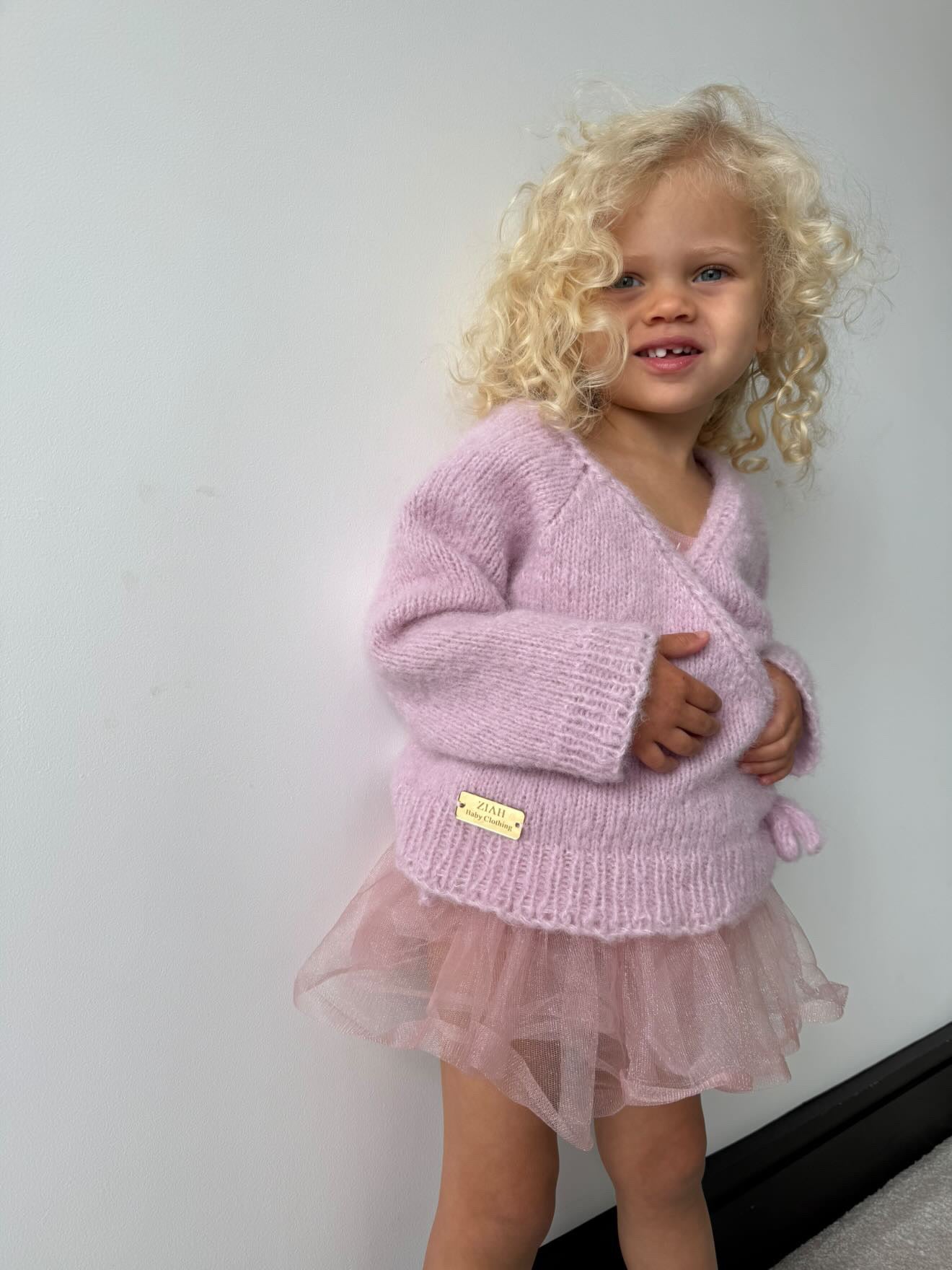 Alpaca Wool Ziah Wrap Cardigan