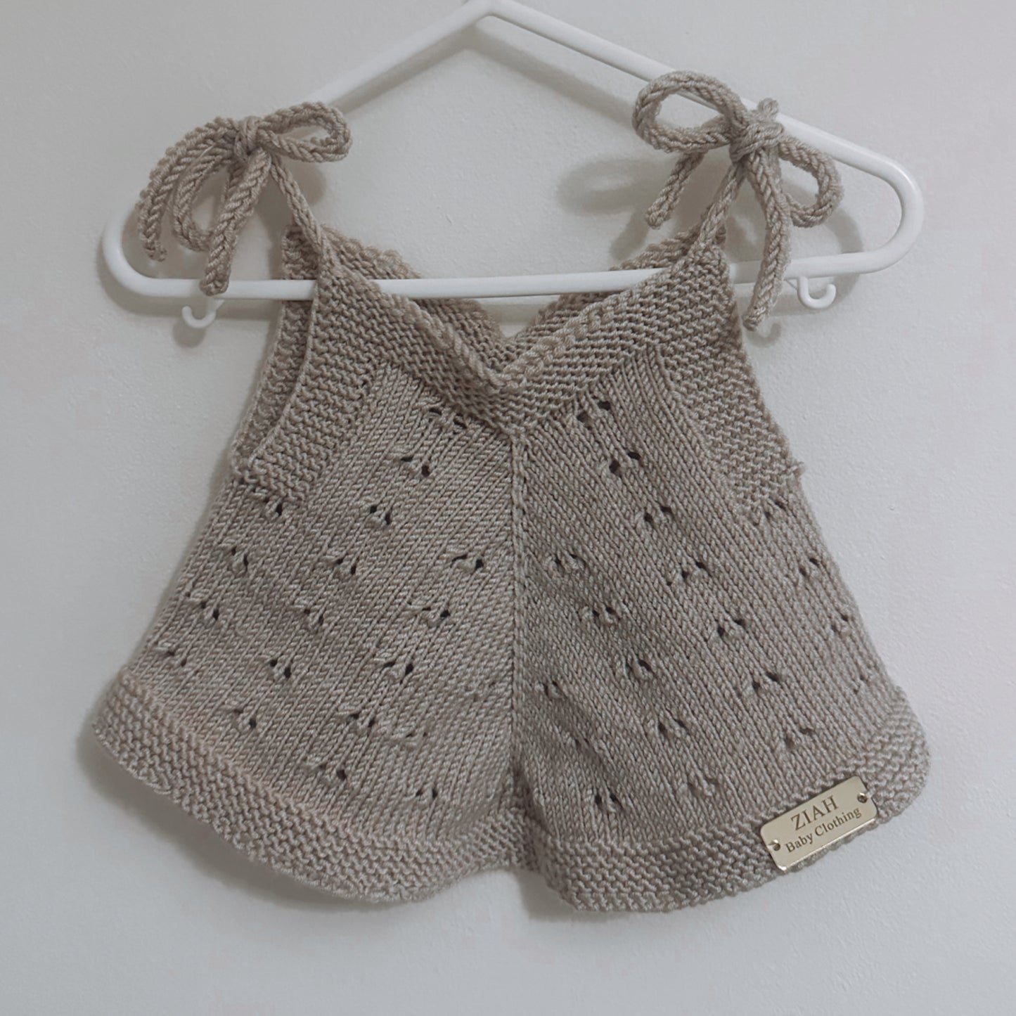 The Ziah Eyelet Tie Top