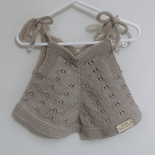 The Ziah Eyelet Tie Top