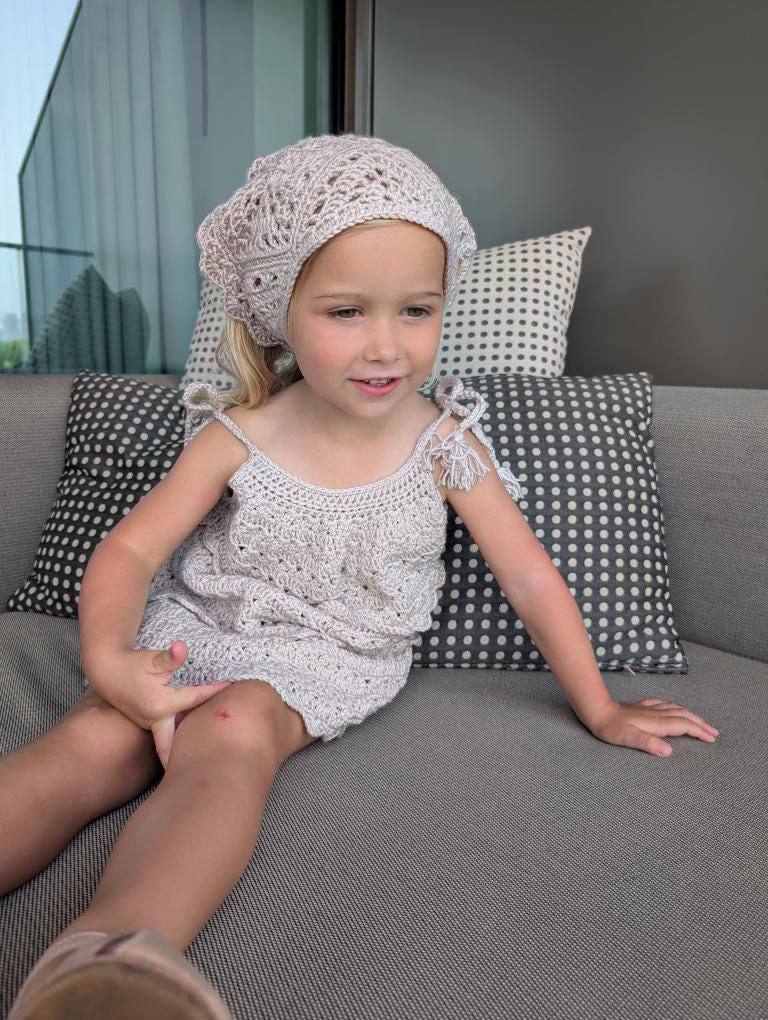 (0-4 Years)The Ziah Scallop Detailed Dress